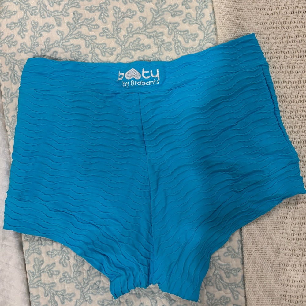 Booty By Brabants ultra mini croco shorts